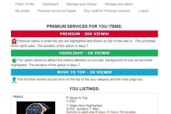 Osclass Paypal plus 3.0.0
